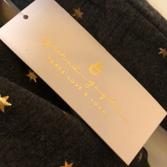 Spiritual Gangster Long Sleeve Stars Top, size S NWT - Picture 4 of 9